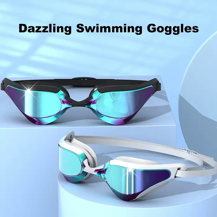 Nouveautés 2024 : lunettes natation adultes professionnelles étanches grand angle anti-UV