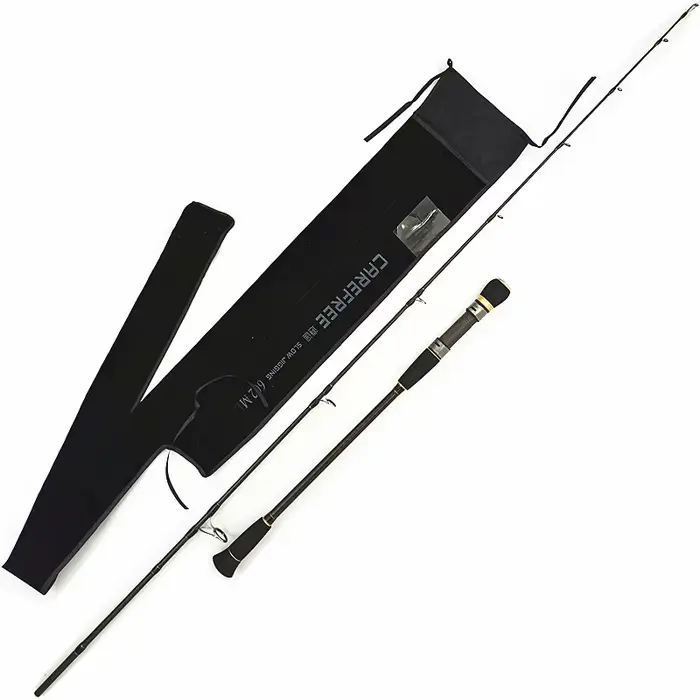 Canne pêche carbone slow jigging mer - 1.68-1.95m puissance M ML pour bateau haute mer spinning