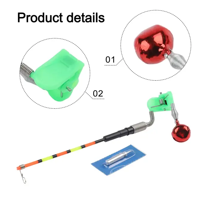 Alerte de pêche LED flottante avec changement de couleur - Indicateur de touche électronique pour pêche nocturne côtière