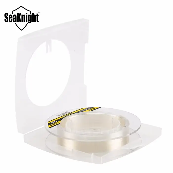 Ligne fluorocarbone SeaKnight 100M coulante rapide pour carpe - Matériau japonais 3-100LB leader pêche