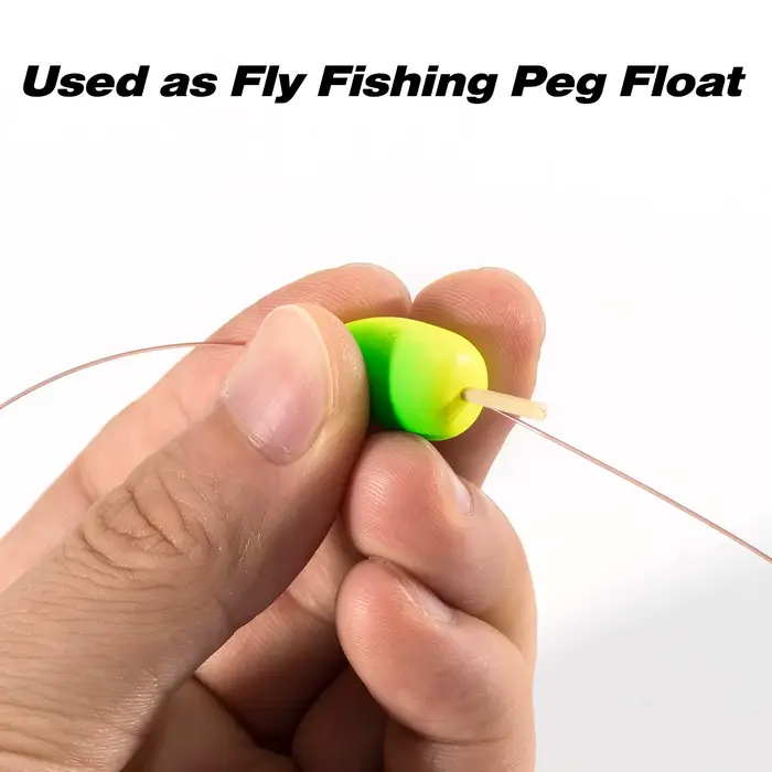 Lot 10/30 flotteurs mousse pêche mer fly fishing - Indicateur touches pour truite walleye catfish rig