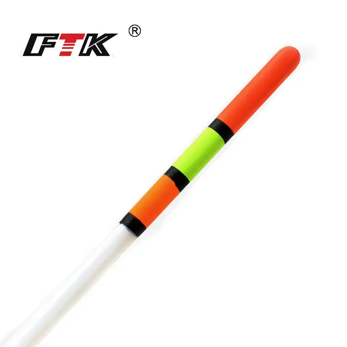 Flotteurs pêche carpe plastique transparent FTK 10 pièces lot mixte tailles 1.5g à 3.0g pour pêche au coup