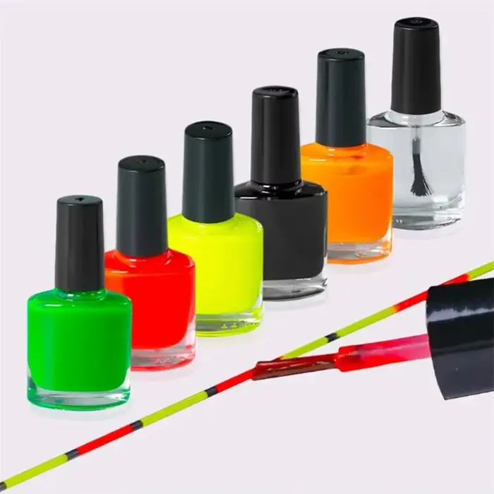 Peinture fluorescente 15ML pour flotteurs de pêche DIY - Peinture visible rapide séchage
