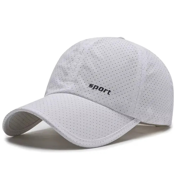 Casquette baseball outdoor séchage rapide respirante réglable pour pêche sports extérieurs