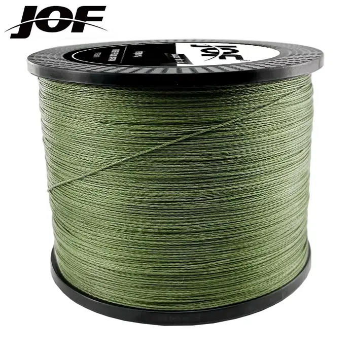 Ligne de pêche japonaise JOF multifilament 4 brins pour la carpe, disponible en 300m, 500m et 1000m