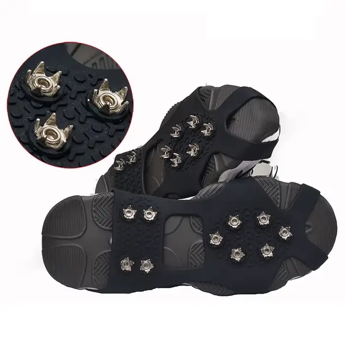 Crampons amovibles semelle bottes pêche récif rocheux antidérapants acier inoxydable 304 couvre-chaussures