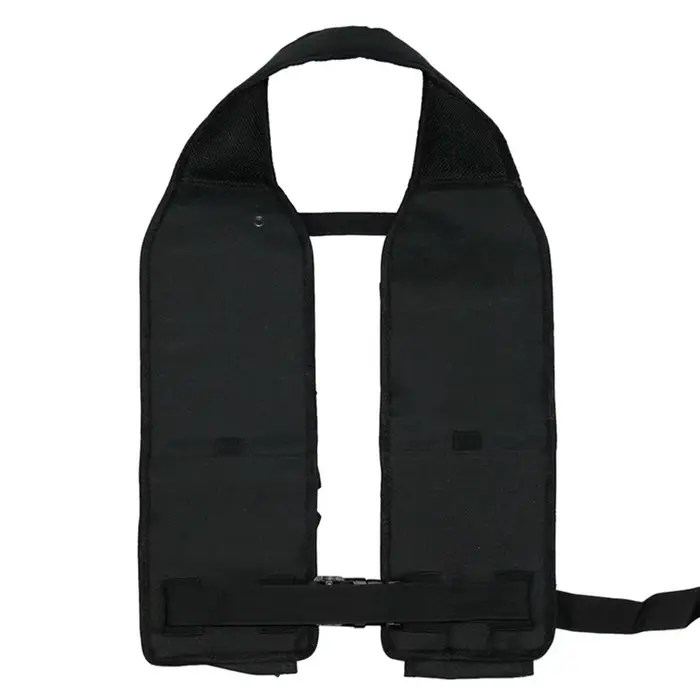 Gilet de pêche tactique respirant avec multiples poches pour bouteilles et équipement de pêche