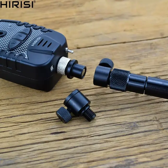 Connecteur rapide Hirisi AQ208 pour rod pod, sticks et alarmes de pêche à la carpe - Compatible universel