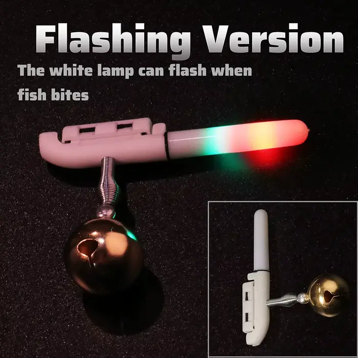 Alarme de touche lumineuse Fish Bite avec chargeur USB et capteur CR425 pour pêche nocturne