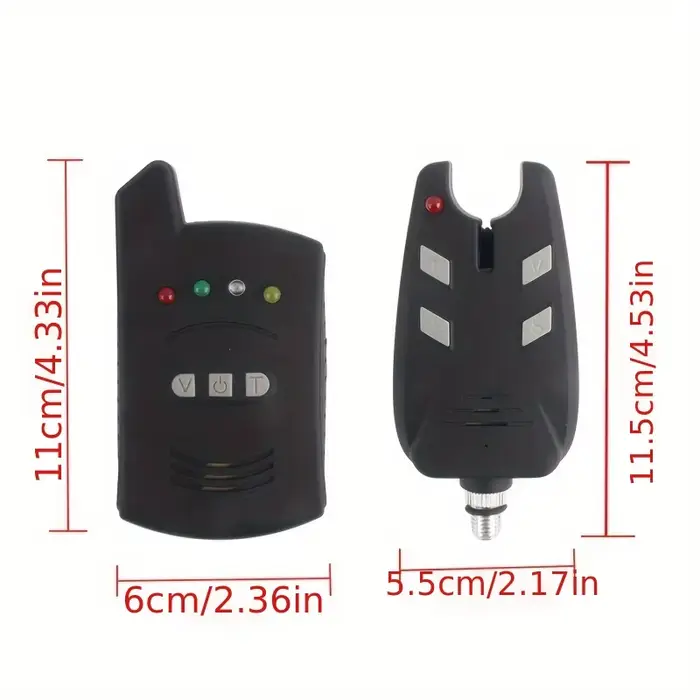 Alarme morsure poisson JSFUN LED sans fil étanche - Détecteur sensible tonalité numérique volume réglable pêche