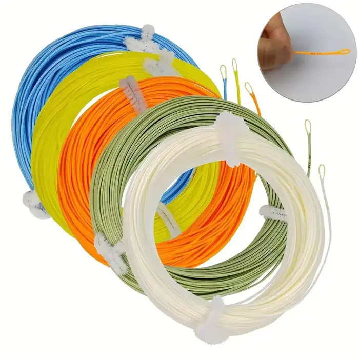 Ligne de pêche à la mouche flottante Aventik 100FT WF1F à WF9F pour truite, bass et saumon