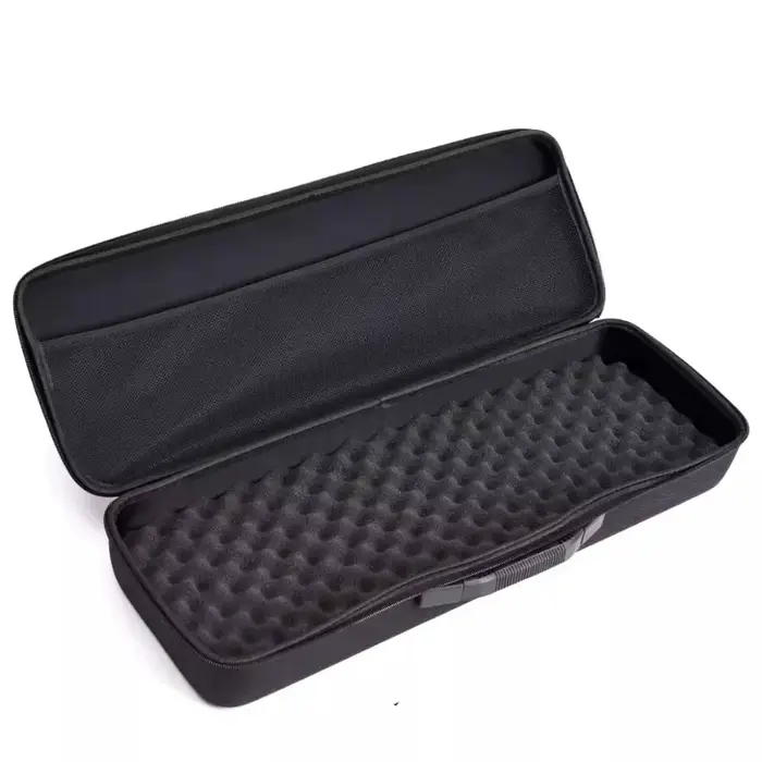 Sac pêche portable EVA anti-choc - Bag canne à pêche rembourré avec compartiment moulinet étanche