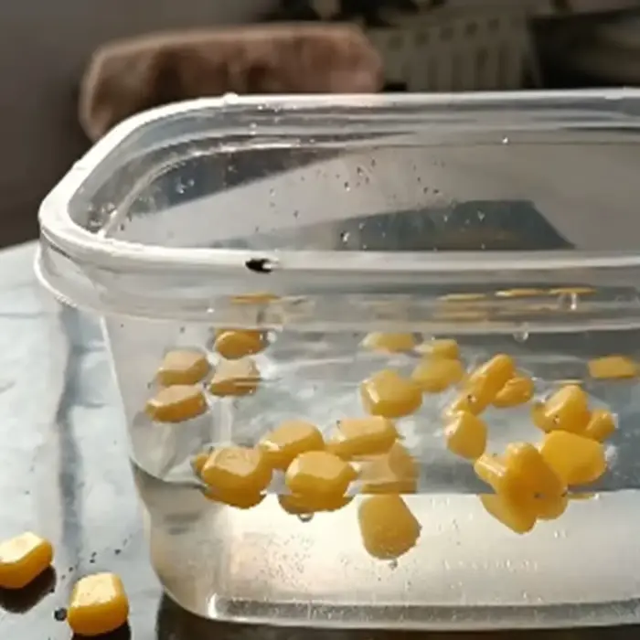 Bouillettes flottantes silicone 50 pièces saveur maïs herbe - Appâts artificiels pêche carpe pellets souples