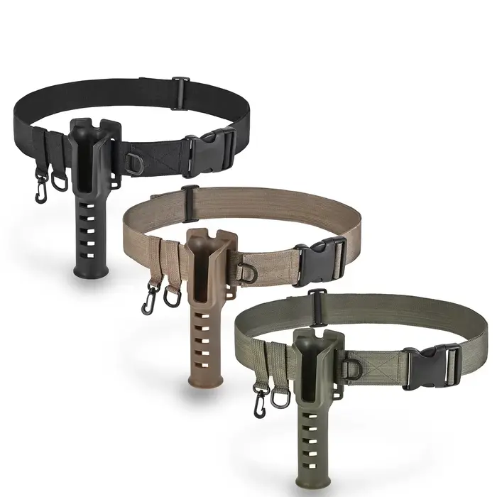 Porte-canne réglable ceinture - Support canne à pêche portable pour pêche sportive et détente en plein air