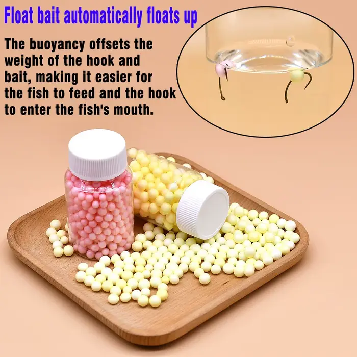 Flotteurs boules charnus MNFT 2 bouteilles - appâts pop-up particules flottantes pêche carpe