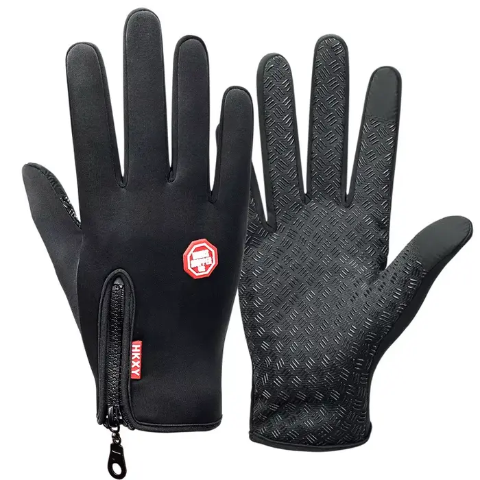 Gants polaire chauds antidérapants tactiles pour sports outdoor randonnée et équitation montagne