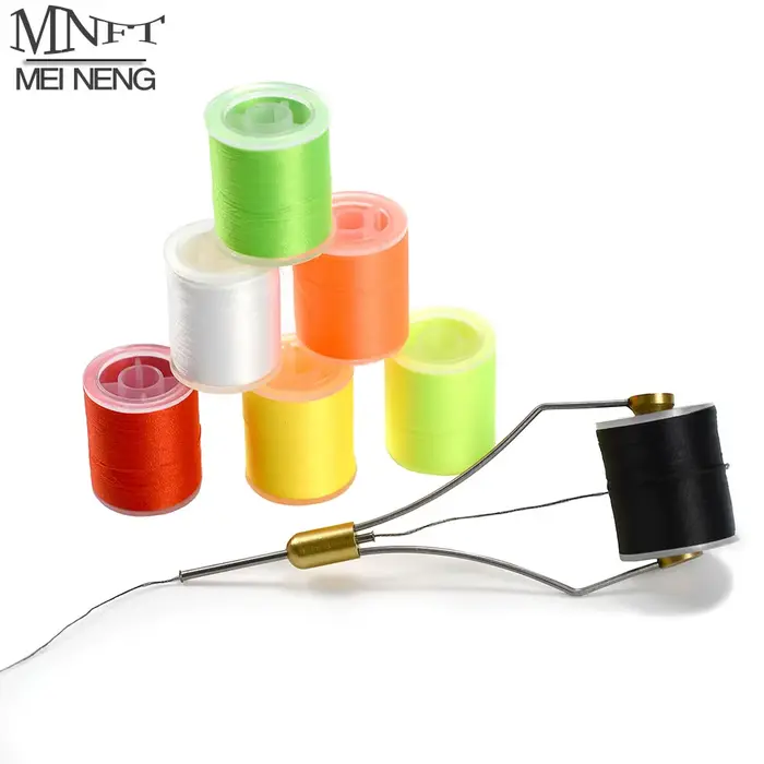 Fil de montage de mouche 150D polyester MNFT, 2 bobines multi-filaments pour matériel de pêche à la mouche