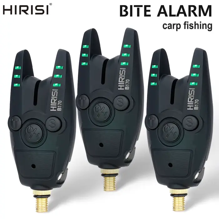 Alarme de touches haute qualité Hirisi B170 pour carpe - Volume, tonalité, sensibilité réglables accessoire essentiel