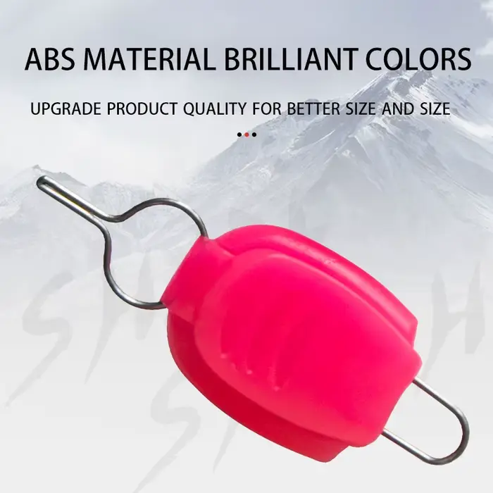 10 clips porte-ligne de pêche couleurs assorties pour rangement organisé du matériel