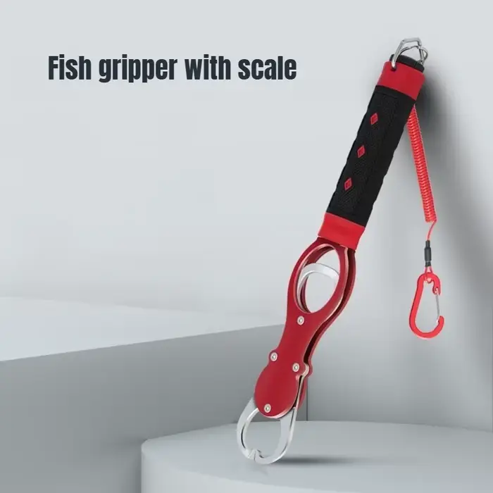 Pinces à lèvres Lloy avec balance - Accessoires pêche grip portable pour saisir et peser