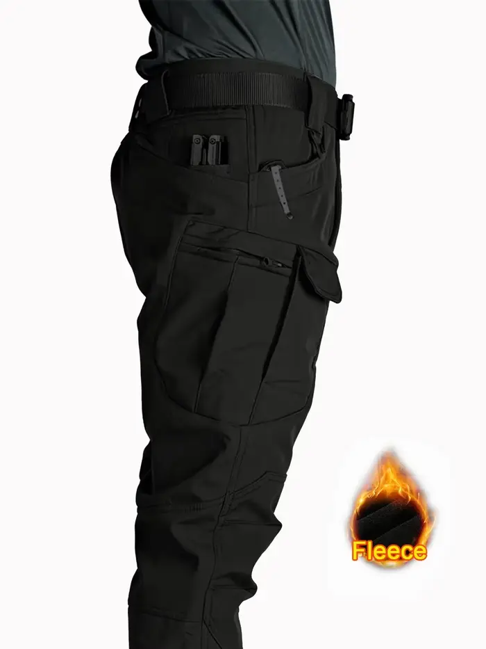 Pantalon cargo pêche avec poches rabattables pour randonnée pêche et pêche itinérante