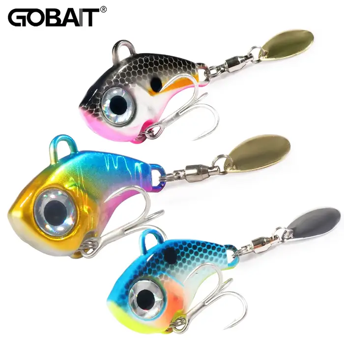 Leurre métal Wobble Rotating VIB 10g à 30g - Cuiller tournante vibrante pour pêche des carnassiers