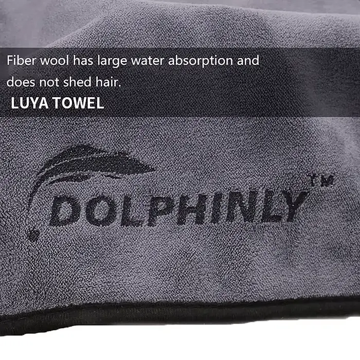 Serviette de pêche portable épaisse antidérapante avec boucle pour essuyage mains et matériel