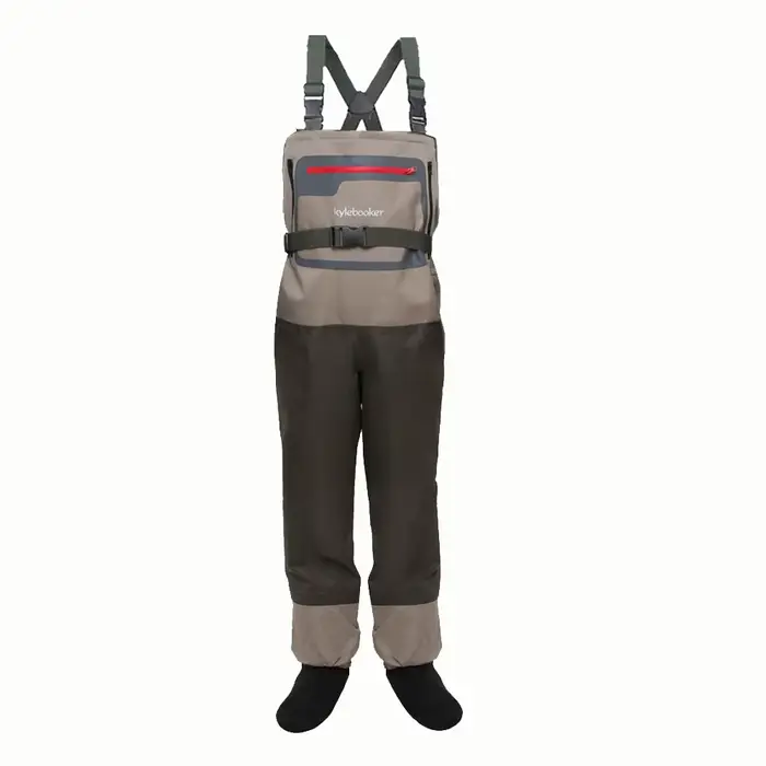 Waders pêche à la mouche hommes respirants pieds chaussettes imperméables légers poitrine pour eau douce