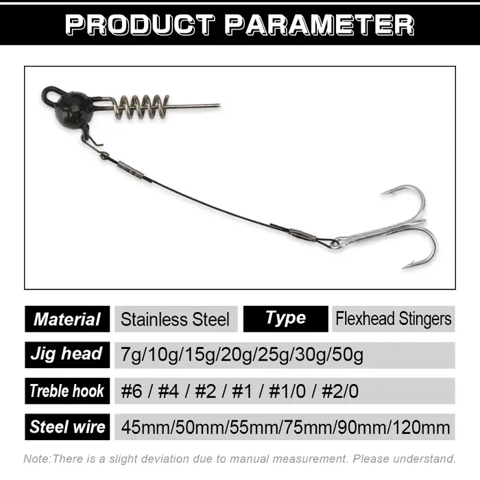 Spinpoler Pike Stinger leurre souple avec hameçon triple acier pour brochet et perche - montage pêche