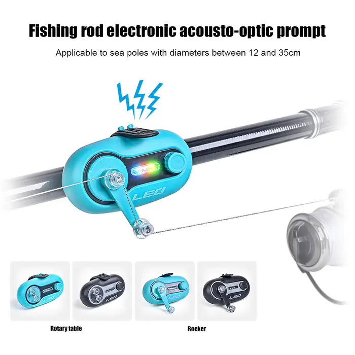 Détecteur de touches électronique avec alarme sonore et lumineuse pour pêche à la carpe