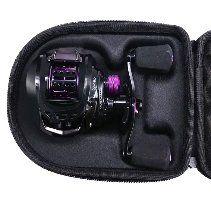 Sac moulinet baitcasting pêche mer EVA - Pochette protection tambour gaucher droitier matériel pêche France