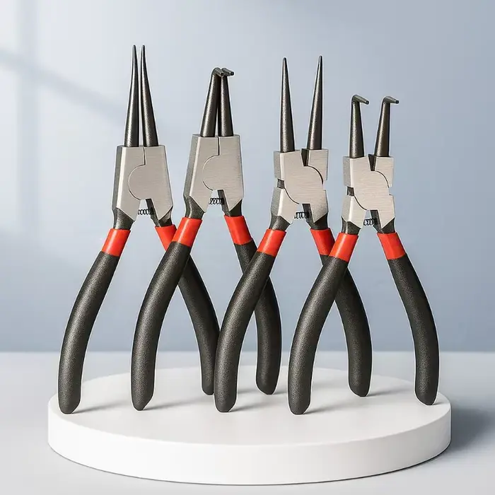 Pince à circlips 5 pouces pour retirer installer anneaux élastiques arbres et axes précision