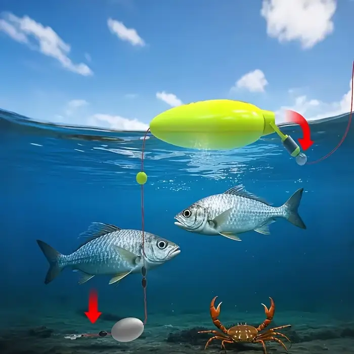 Flotteur de pêche premium HD sans trou pour montage rapide, universel et anticorrosion, accessoire canne
