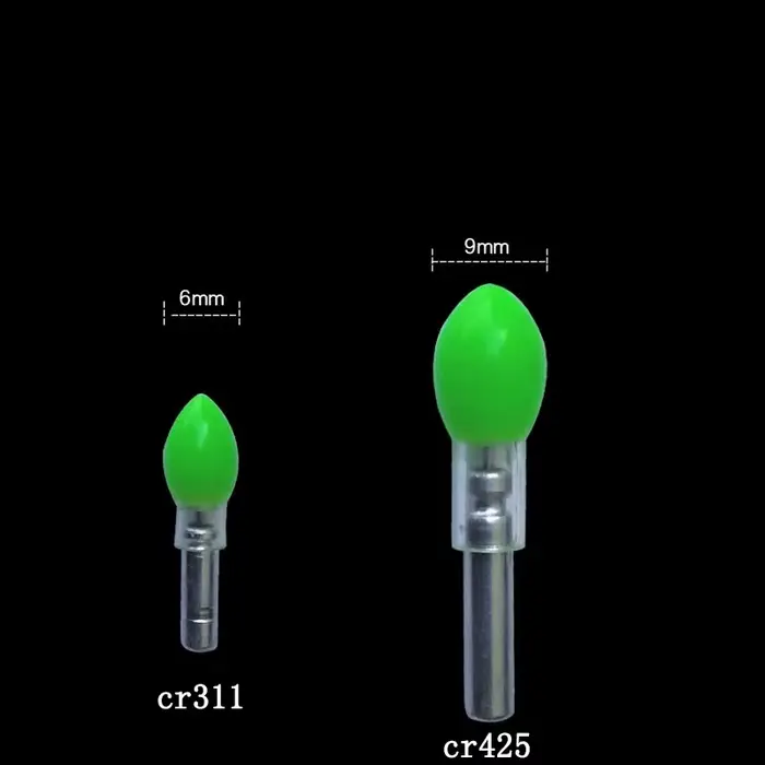 Lampe LED pêche nocturne 3 pièces - Attracteur lumineux CR425/CR311 J487 pour flotteurs étoilés