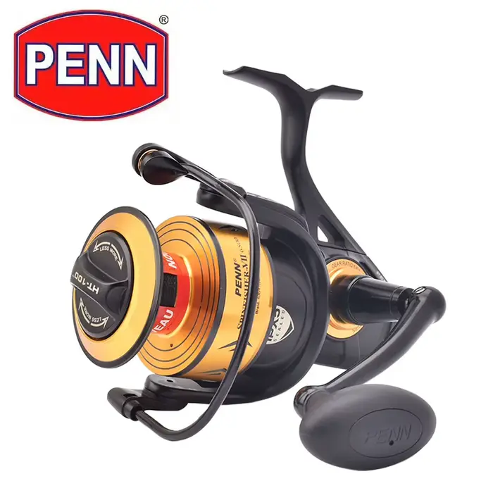 Moulinet de pêche PENN SSVII 7500-10500 anti-corrosion mer - Roulement à bille pour spinning max 13kg