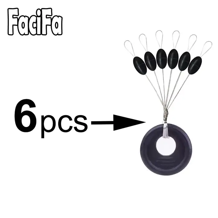 60 pièces 10 groupes flotteurs pêche silicone caoutchouc space bean anti-emmêlement résistance ligne