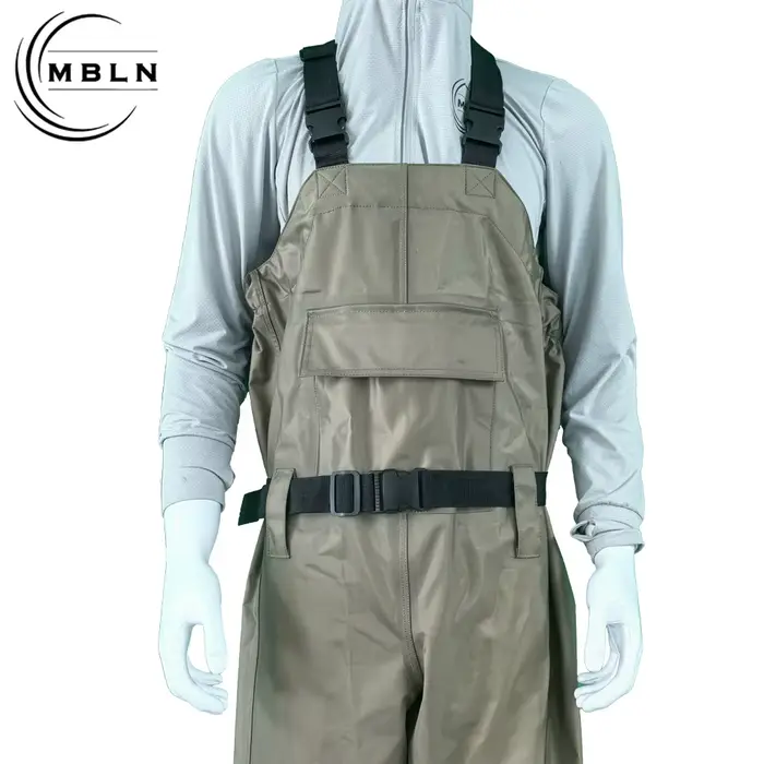 Waders de pêche étanches respirants avec bottes intégrées pour la pêche à la mouche et la chasse