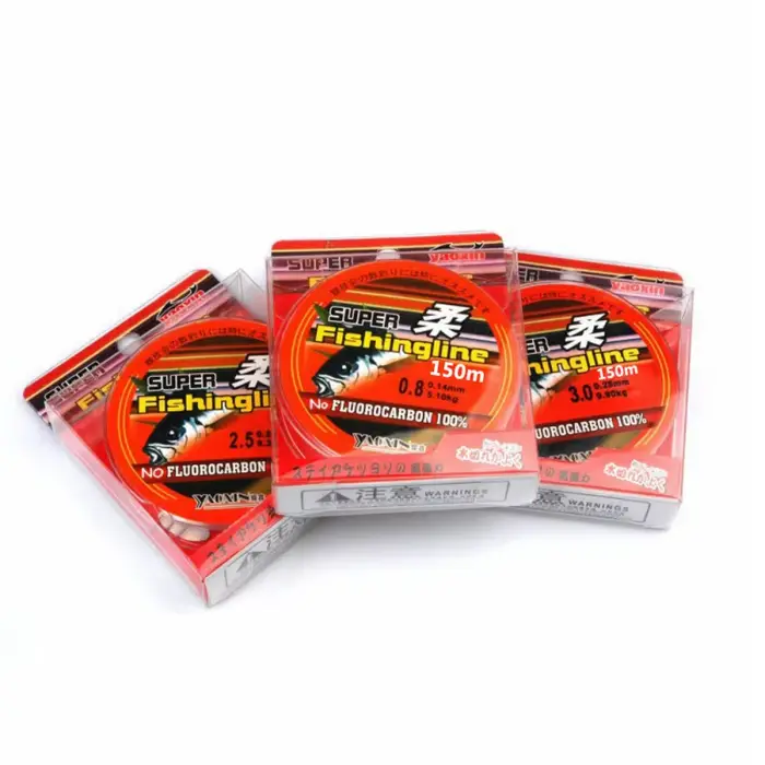 Ligne de pêche japonaise 100% nylon 100M 200M super résistante - Pas fluorocarbone 2020