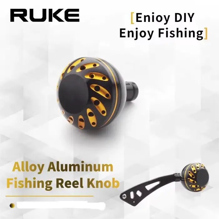 Poignée de moulinet Ruke 30mm diamètre pour Daiwa/Shimano - 14g avec 2 roulements et 4 rondelles inclus