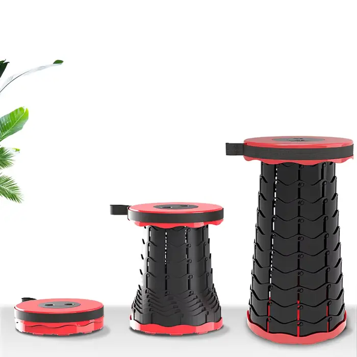 Tabouret pliant rétractable portable pour pêche camping jardin mobilier extérieur pratique