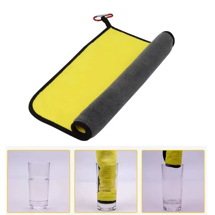 Serviette de pêche épaisse absorbante anti-adhérente - accessoire essuyage mains et vêtements extérieur