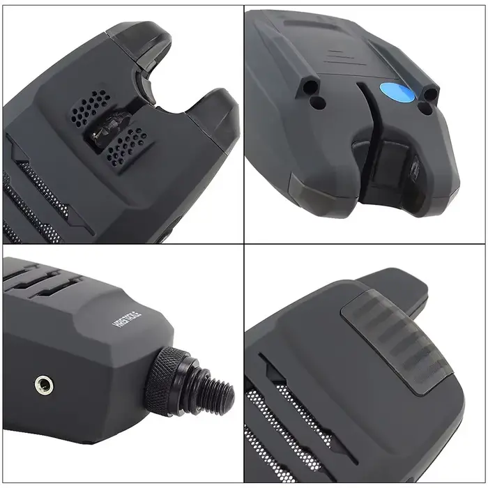 Kit alarme Hirisi B1228 1+4 sans fil pour carpe - Système électronique avec barre anti-accrochage