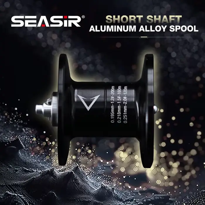 Moulinet baitcasting Seasir Vortex 149g ratio 7.0:1 frein 8KG - 5+1BB pour pêche eau douce et mer