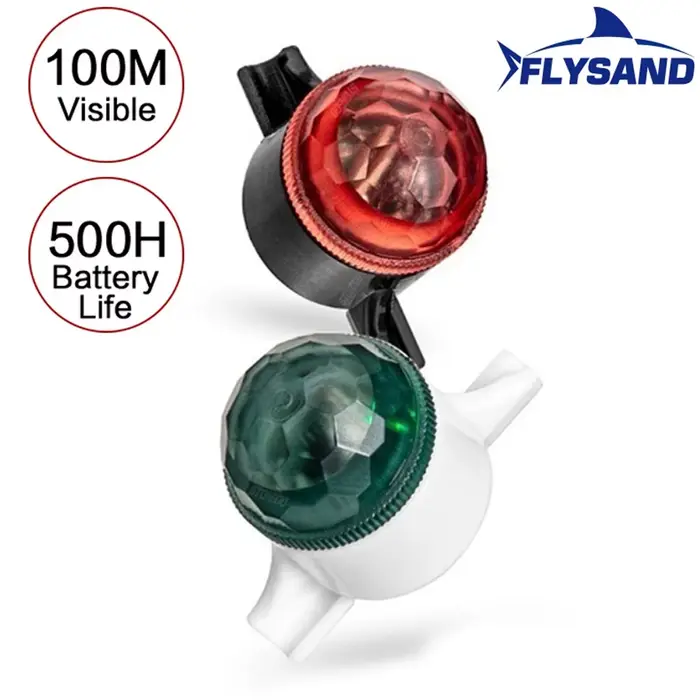 Alarme électronique LED pour pêche nocturne - Indicateur lumineux de touche portable - Accessoires FLYSAND