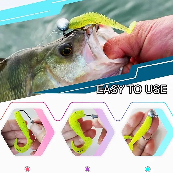 Têtes plombées Jig Head de 1g à 28g pour leurres souples, pêche du bar et carnassiers