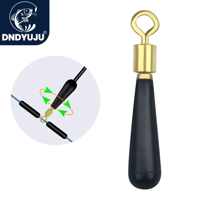 50X blocs rotation flotteurs pêche DNDYUJU - accessoires cuivre caoutchouc bases flotteurs