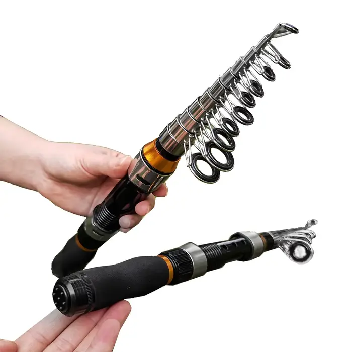 Canne télescopique voyage 2.3m carp feeder spinning ultra courte - Canne nomade pêche carpe portable JOSBY