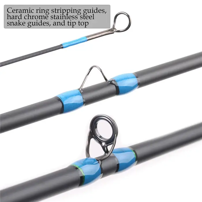 Canne à mouche nymph Maximumcatch 10ft/11ft 2/3/4wt action rapide en fibre de carbone IM10 - 4 sections