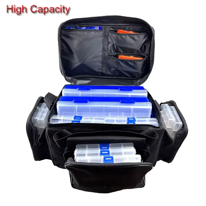 Sac pêche grande capacité étanche PJ198 - Sac ceinture leurres multifonction pour pêche carpe