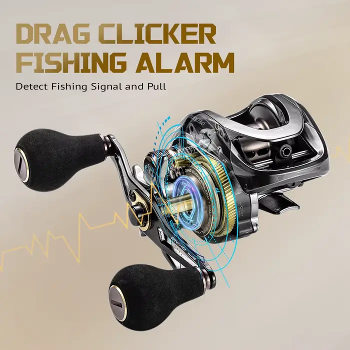 Moulinet de pêche casting SOLOKING HIAW200 Ratio 5.4/7.2 pour la pêche en mer et depuis un bateau